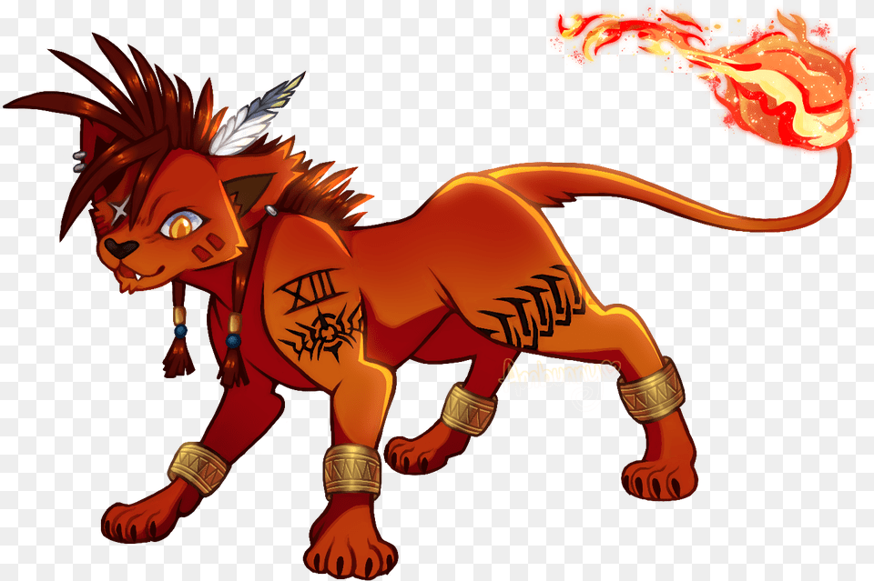 Ffvii Red Xiii, Baby, Person, Face, Head Free Png Download