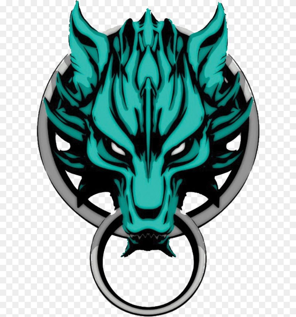 Ffwolfcoloured Final Fantasy Cloud Logo Clipart Full Final Fantasy 7 Wolf, Accessories, Jewelry Free Transparent Png