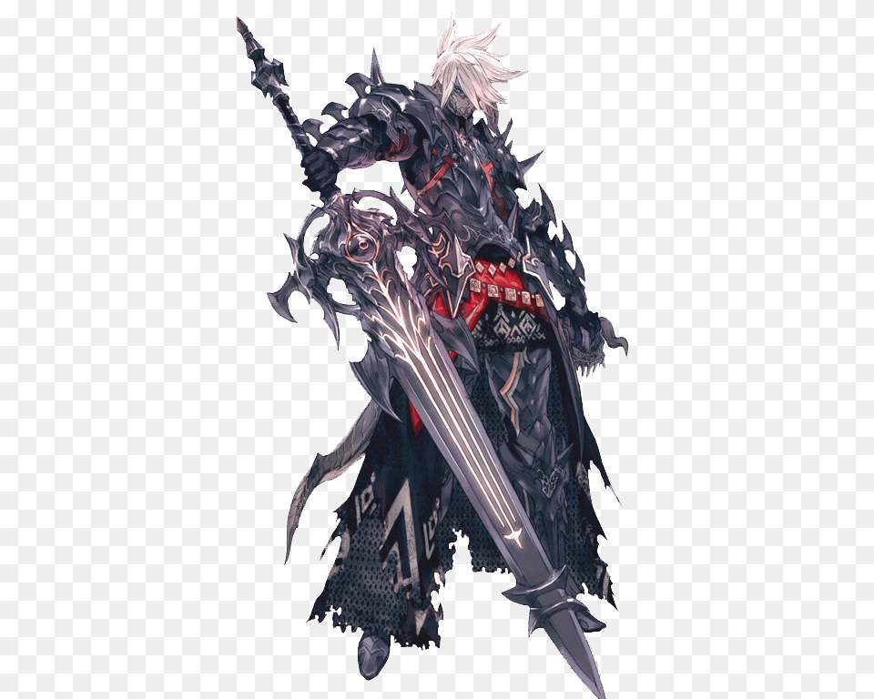 Ffxiv Dark Knight Art, Weapon, Sword, Person, Adult Png