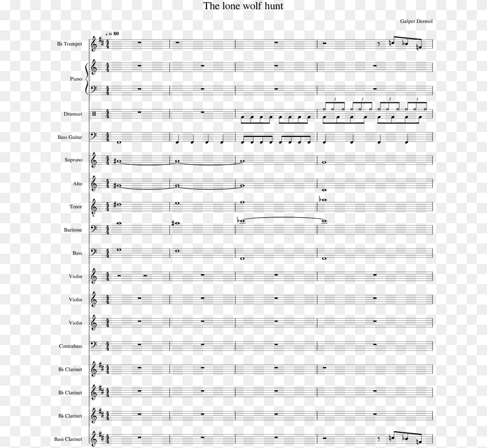 Ffxiv Footsteps In The Snow Sheet Music, Gray Png