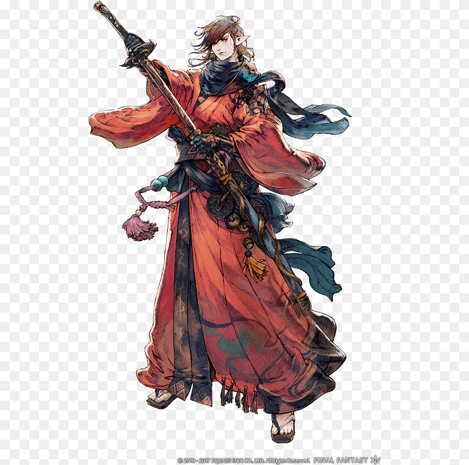 Ffxiv Samurai Art Ffxiv Samurai Artifact Gear, Clothing, Person, Costume, Adult Free Transparent Png