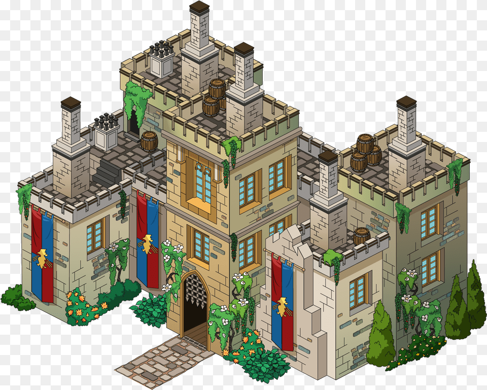 Fg Building Humperdinkcastle Family Guy Quest For Stuff Castle, Neighborhood, Cad Diagram, City, Diagram Free Png