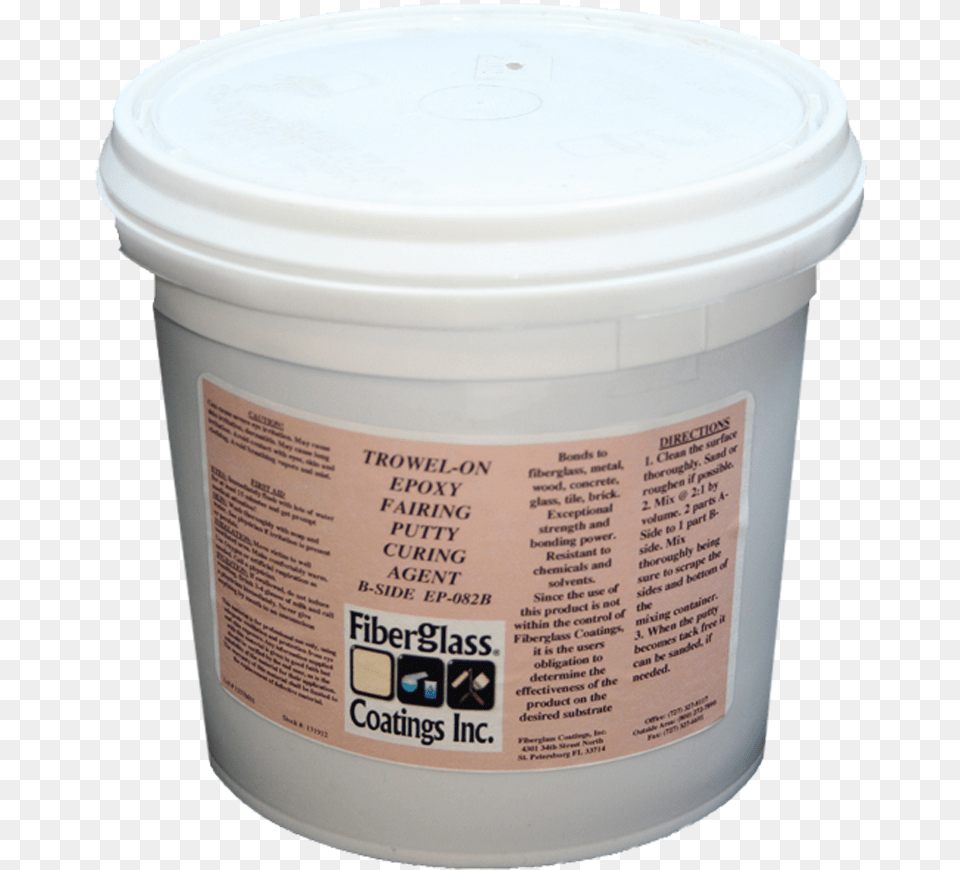 Fgci Trowel On Fairing Putty Epoxy Curing Agent 41 Non Cor Epoxy B Qt, Cup, Disposable Cup Png