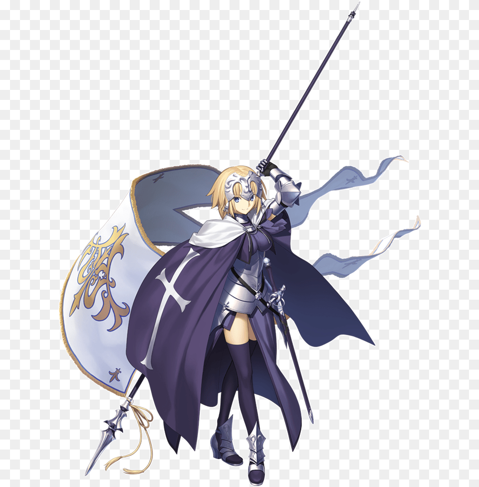 Fgo Ruler Jeanne Jeanne D Arc39s Lance Fate Apocrypha, Book, Comics, Publication, Weapon Png Image