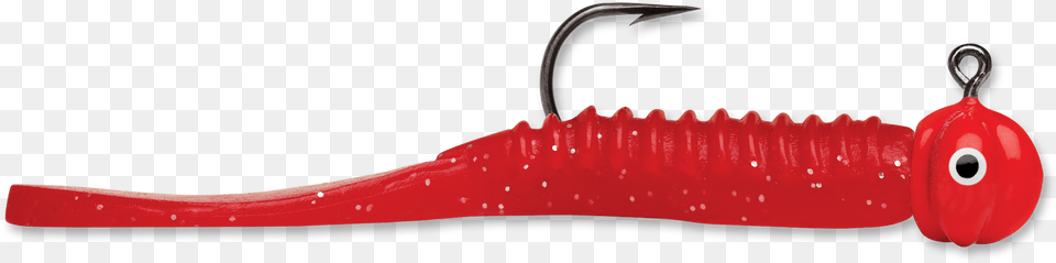 Fgrj Flap Tail Jig Red Lightning Effect Serrated Blade, Electronics, Hardware, Fishing Lure Free Png