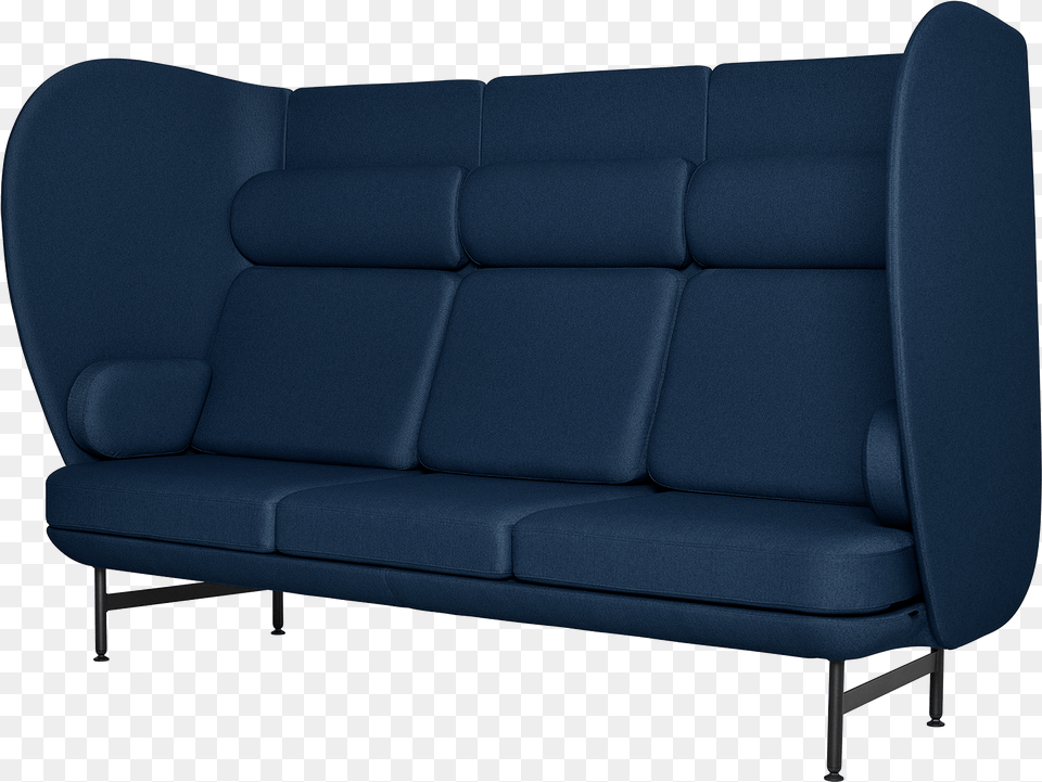 Fh Plenum Sofa Three Seater Dark Blue Couch, Cushion, Furniture, Home Decor Free Png Download