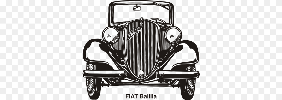 Fiat Antique Car, Car, Model T, Transportation Free Png