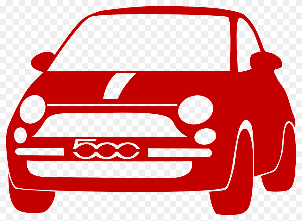 Fiat 500 Clipart, Car, Coupe, Sports Car, Transportation Png