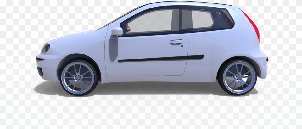 Fiat Punto 3d Model, Alloy Wheel, Vehicle, Transportation, Tire Png Image