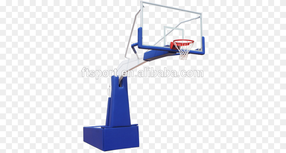 Fiba Standard Manual Hydraulic Basketball Equipmentstand Basketball Rim, Hoop, Device, Grass, Lawn Free Png