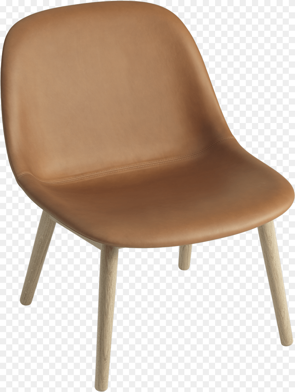 Fiber Lounge Chair Wood Base Fiber Lounge Muuto, Furniture, Plywood, Armchair Free Png Download