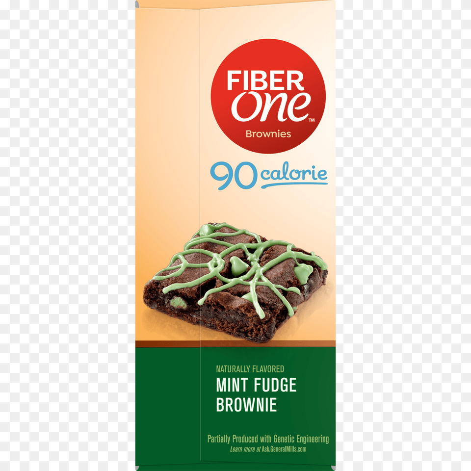 Fiber One Brownies Calorie Bar Mint Fudge Brownie Fiber, Advertisement, Chocolate, Cookie, Dessert Png