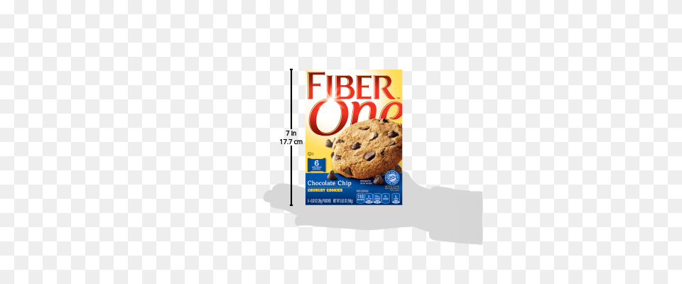 Fiber One Chocolate Chip Crunchy Cookies Oz, Cookie, Food, Sweets Free Transparent Png