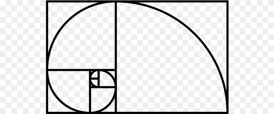 Fibonacci Sequence In Nature, Gray Free Png