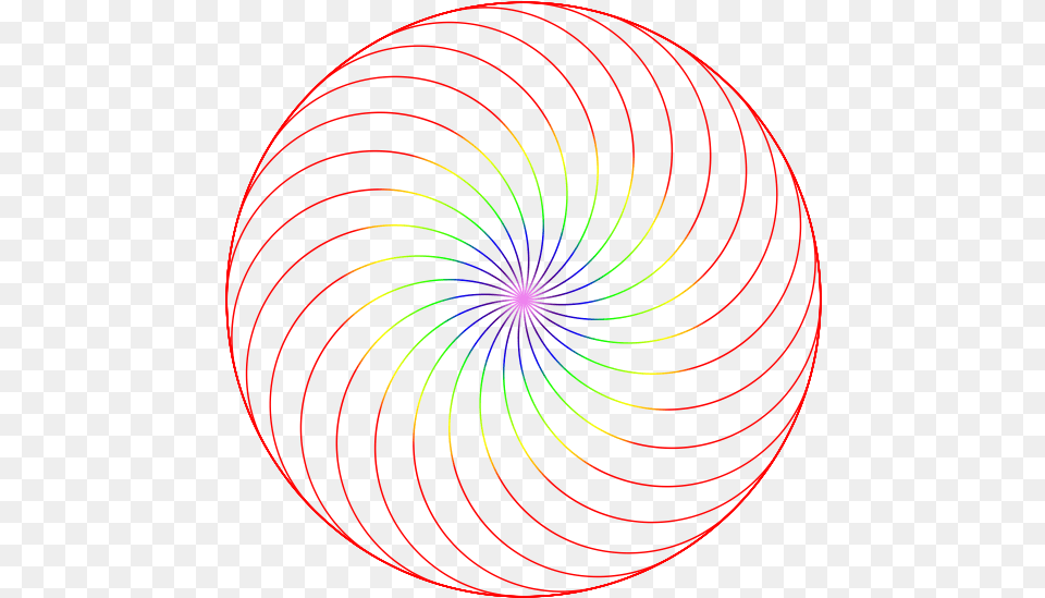 Fibonacci Spiral Circle, Sphere, Pattern, Coil, Light Free Png