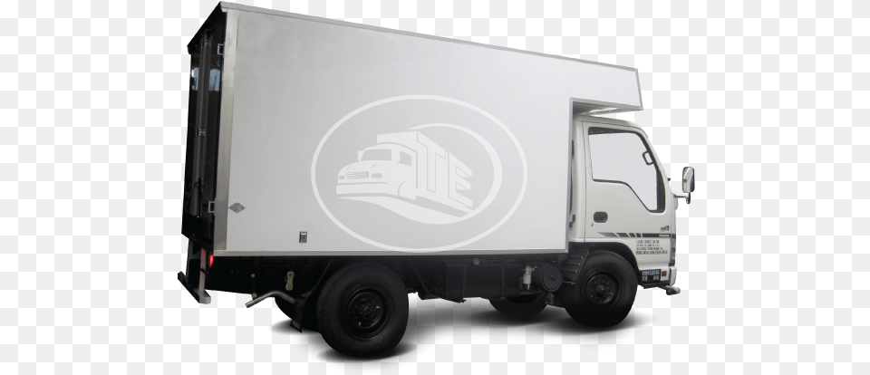 Fibre Box Van Trailer Truck, Moving Van, Transportation, Vehicle Png Image