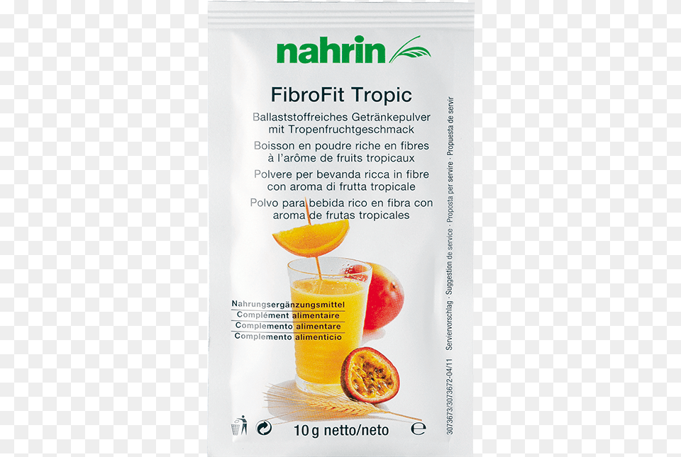 Fibrofit Tropic, Advertisement, Juice, Cup, Beverage Png Image