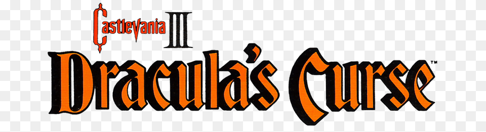 Fichiercastlevania Iii Draculas Curse Logo, Text Free Png