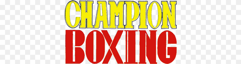 Fichierchampion Boxing Logopng U2014 Wikipdia Champion Boxing Sega Logo, Publication, Book, Text Png Image