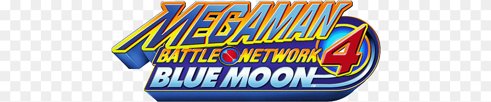Fichiermega Man Battle Network 4 Blue Moon Logopng U2014 Wikipdia Megaman Battle Network, Logo, Food, Ketchup Png Image