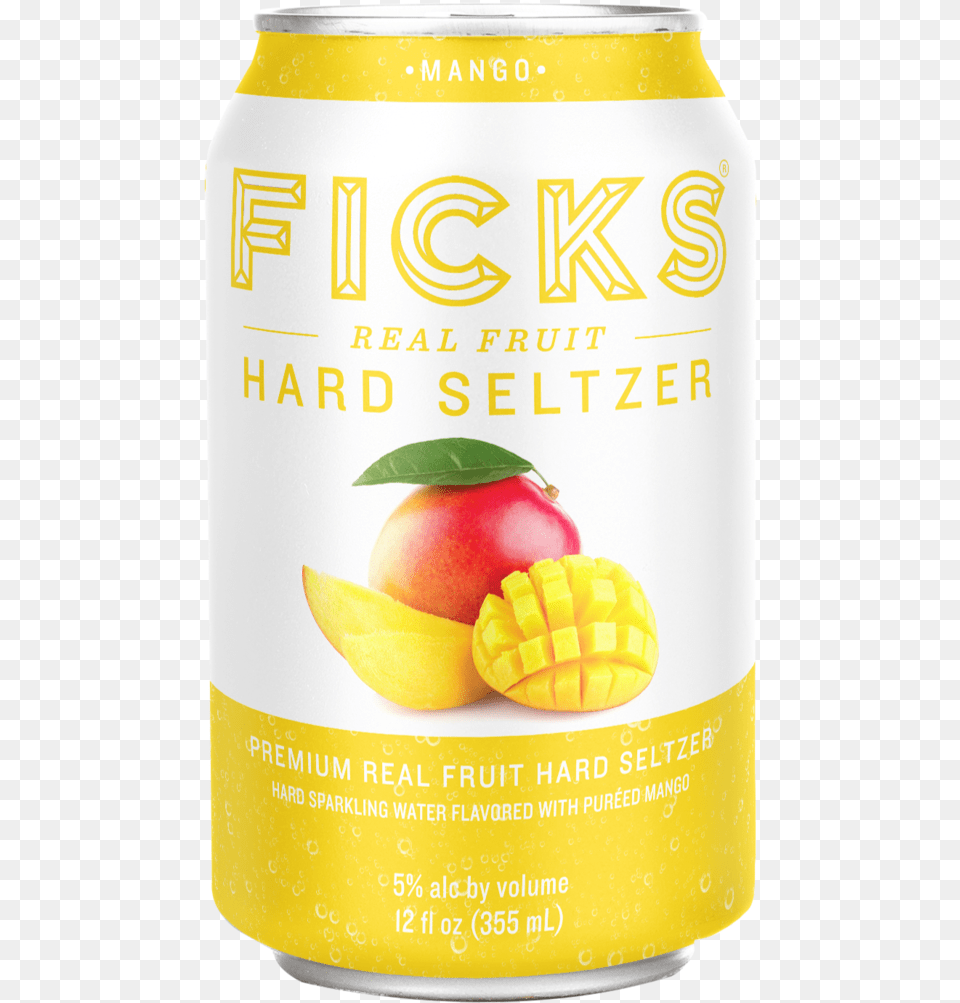 Ficks Mango Hard Seltzer Alphonso, Apple, Food, Fruit, Plant Free Png