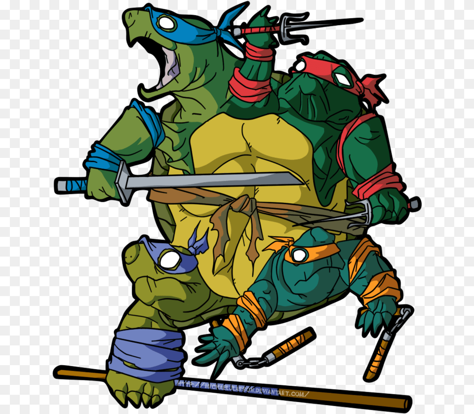 Fictional Character Cartoon Teenage Mutant Ninja Snapping Turtle, Book, Comics, Publication, Person Free Png Download