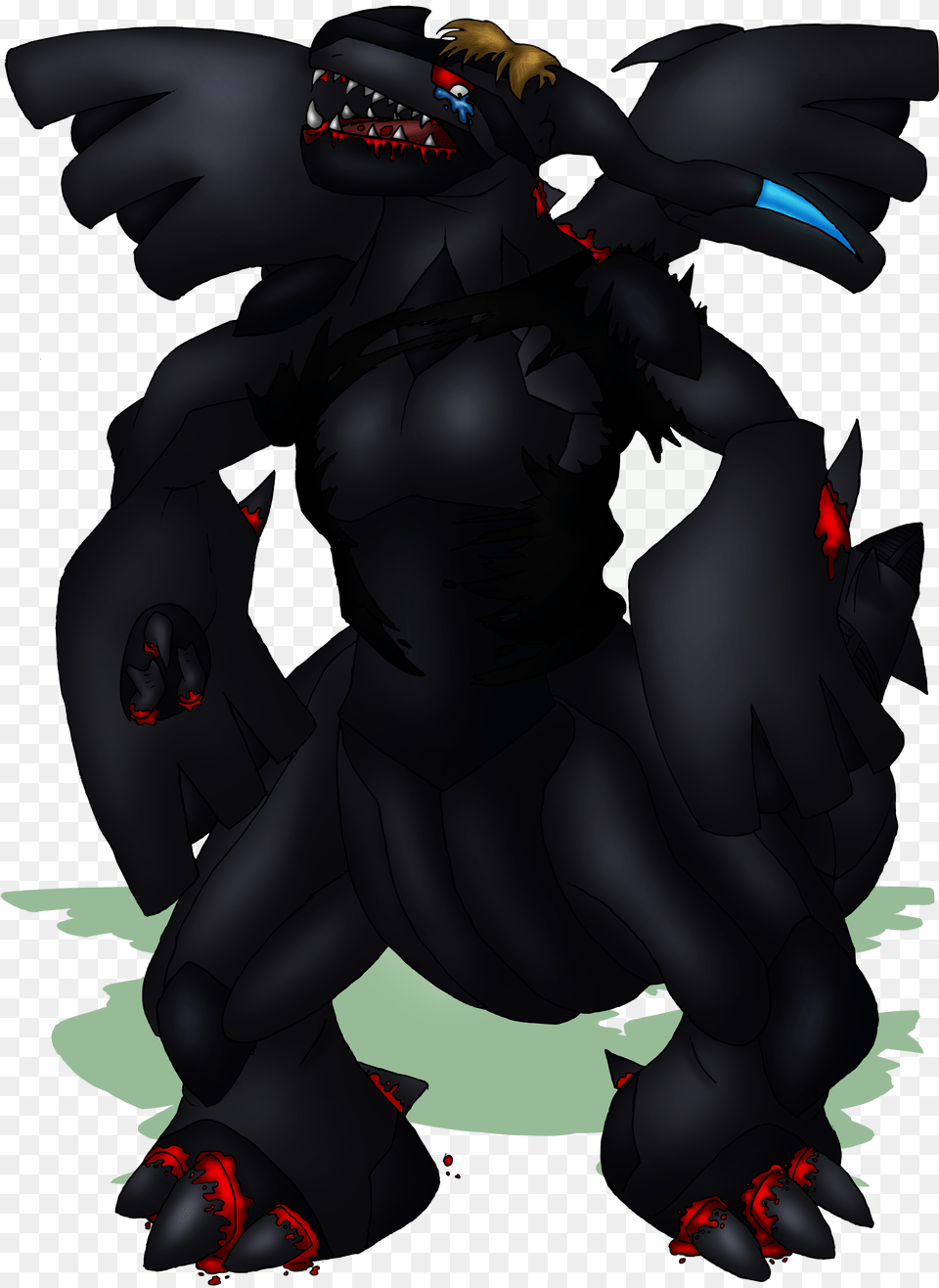 Fictional Character Mythical Creature Mecha Zekrom Transformation Free Transparent Png