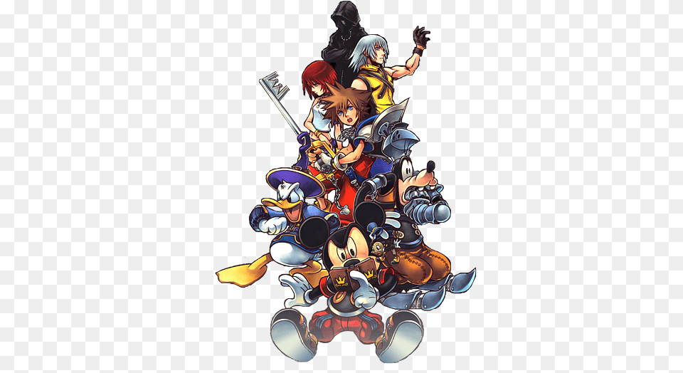 Fictional Ii Coded Birth Hearts Kingdom Hearts Re Coded, Book, Publication, Comics, Adult Free Transparent Png