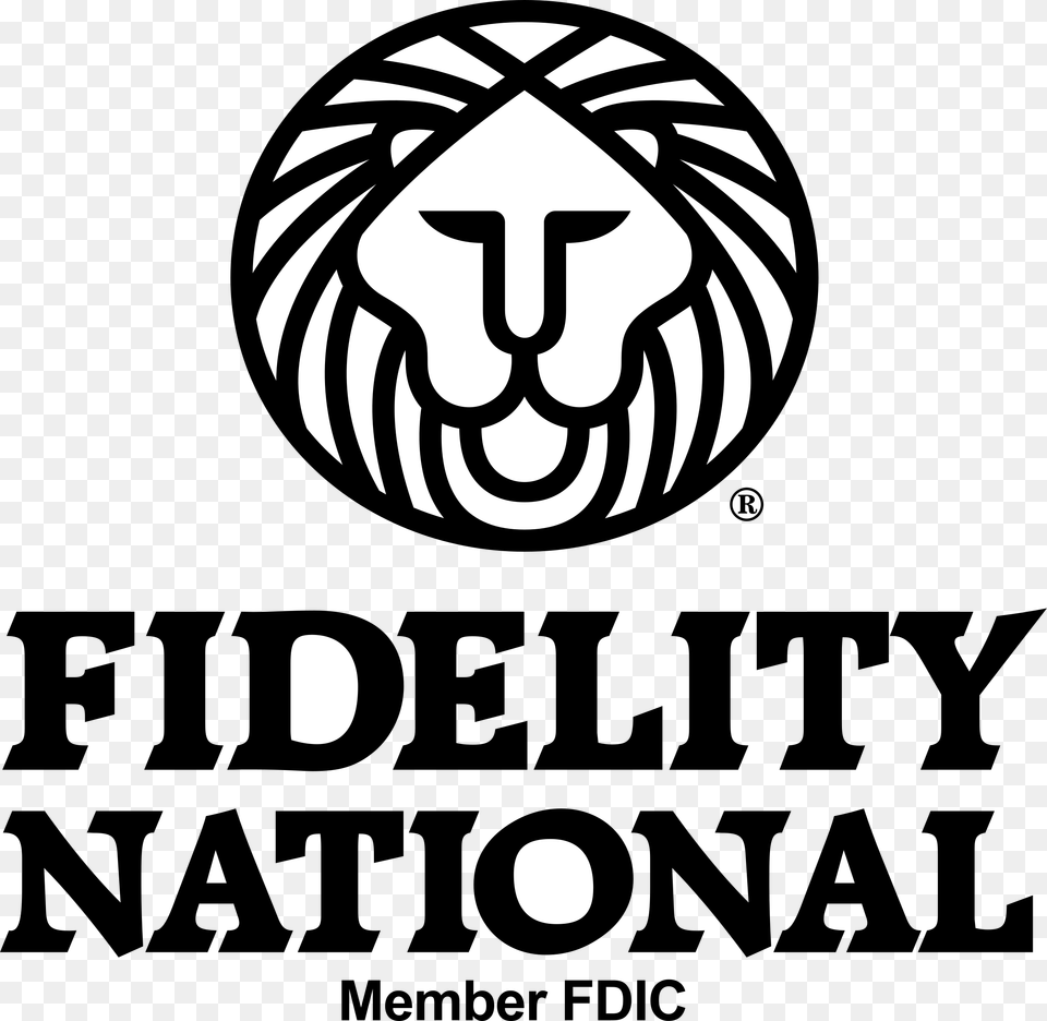 Fidelity National Logo Fidelity Southern Corp Logo, Stencil, Emblem, Symbol Free Png Download