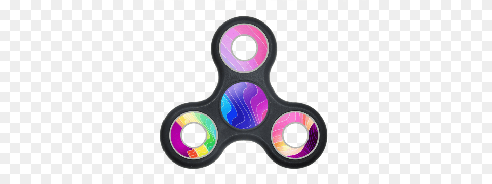 Fidget Object Photo Rainbow Spinner, Smoke Pipe Free Png Download
