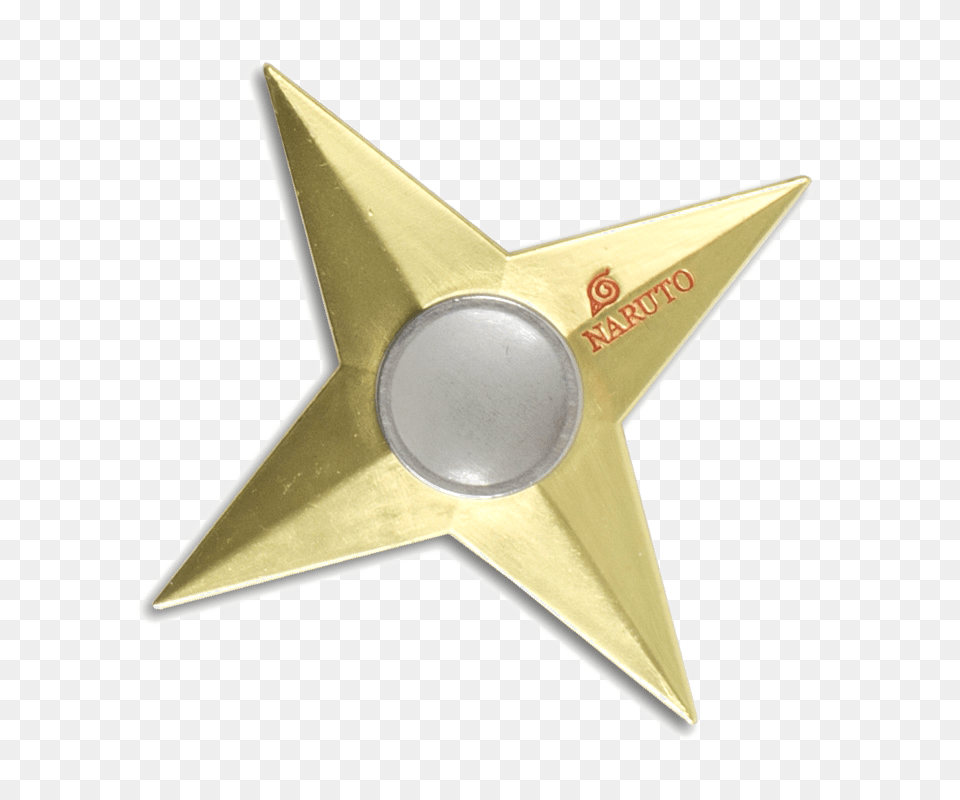 Fidget Spinner Image Ninja Star Fidget Spinner Gold, Badge, Logo, Symbol, Star Symbol Free Png