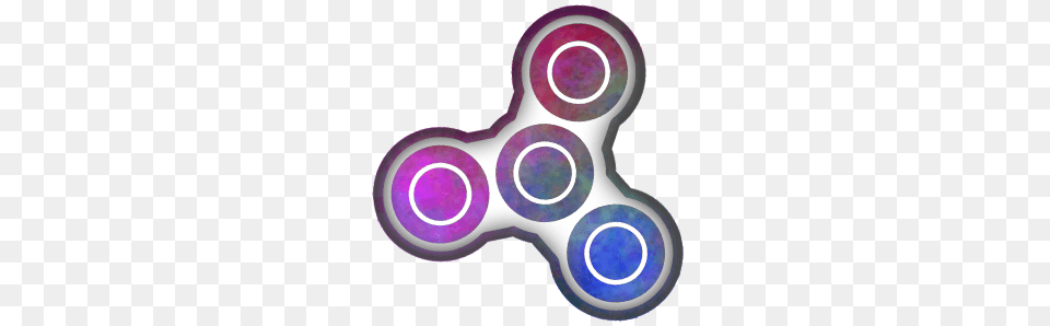 Fidget Spinner Midnight Science Club, Purple, Disk, Light Free Png