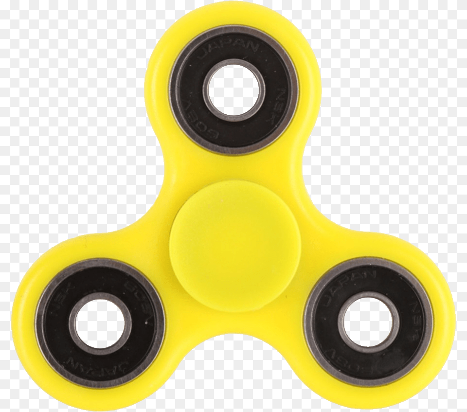 Fidget Spinner Yellow Free Transparent Png