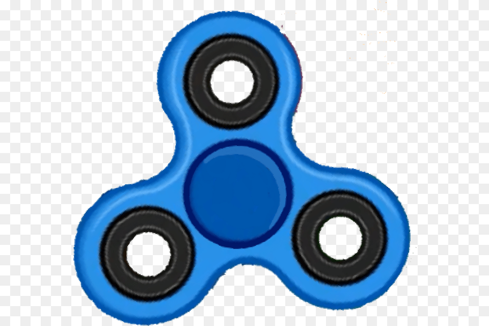 Fidget Spinnery Blue Colour Fidget Spinner Free Transparent Png