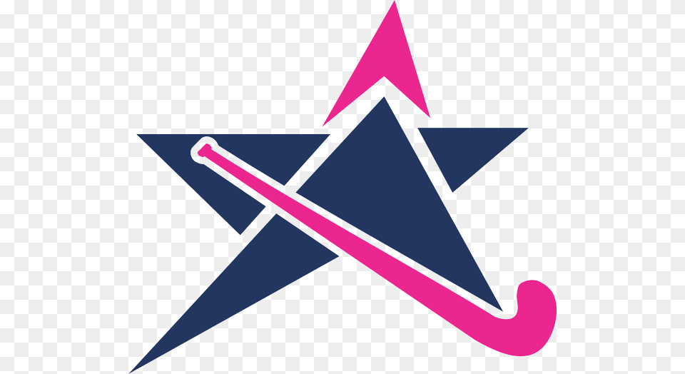 Field Hockey Logo, Symbol, Star Symbol, Blade, Dagger Free Png Download