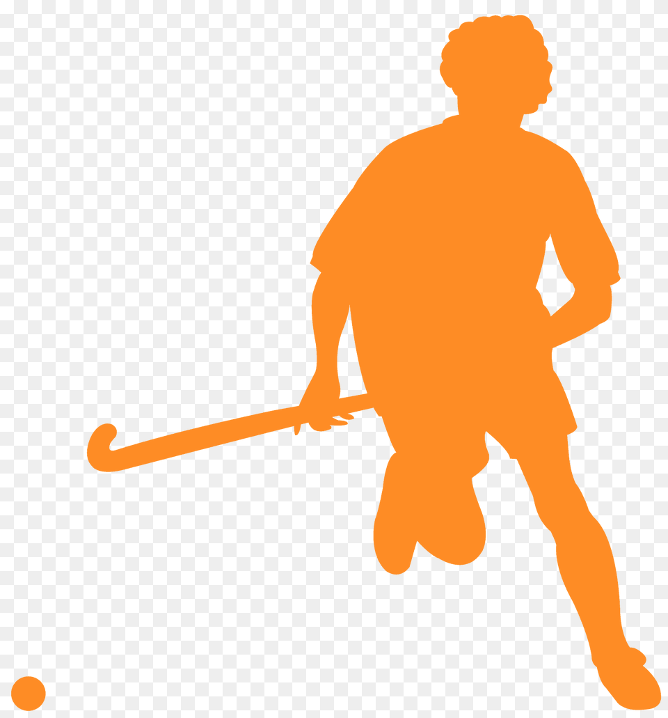 Field Hockey Silhouette, Adult, Male, Man, Person Free Transparent Png