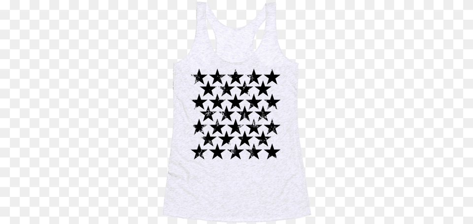 Field Of Stars Racerback Tank Top Lineman Decals, Clothing, Tank Top, Adult, Bride Free Png