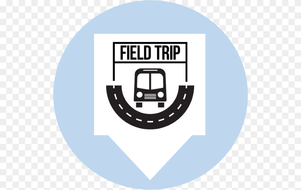 Field Trip Icon, Sticker, Disk, Logo, Horseshoe Png Image