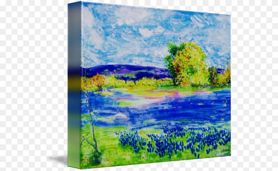 Fields By Mark Nicks Watercolor Painting, Art, Canvas, Modern Art, Purple Free Png