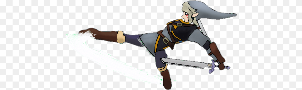 Fierce Deity Link Ice Skating, Sword, Weapon, Person, Book Free Transparent Png