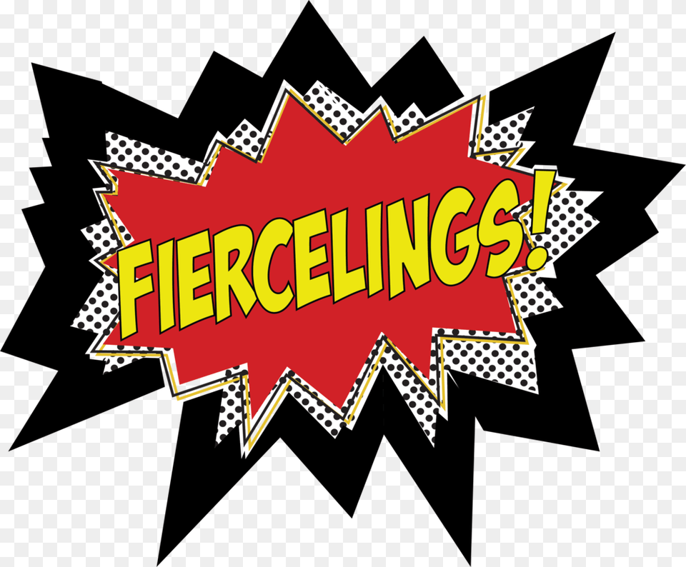 Fiercelings White Graphic Design, Sticker, Logo, Dynamite, Weapon Free Png Download