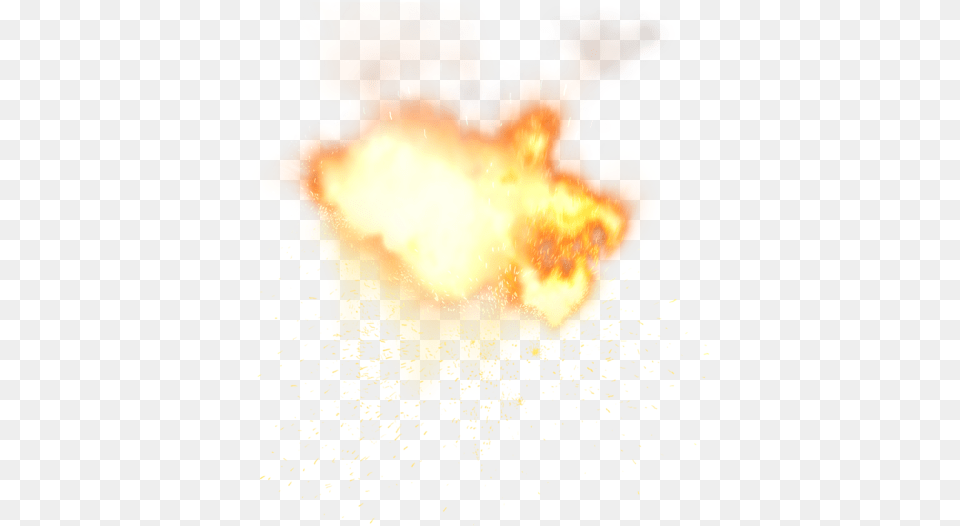 Fiery Explosion Picture Gunshot Spark Transparent, Flare, Light, Bonfire, Fire Png Image