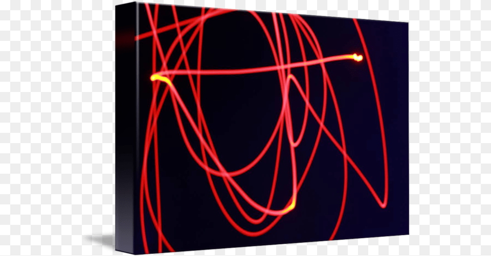 Fiery Red Light Strings By Mike M Burke Art, Laser Free Png