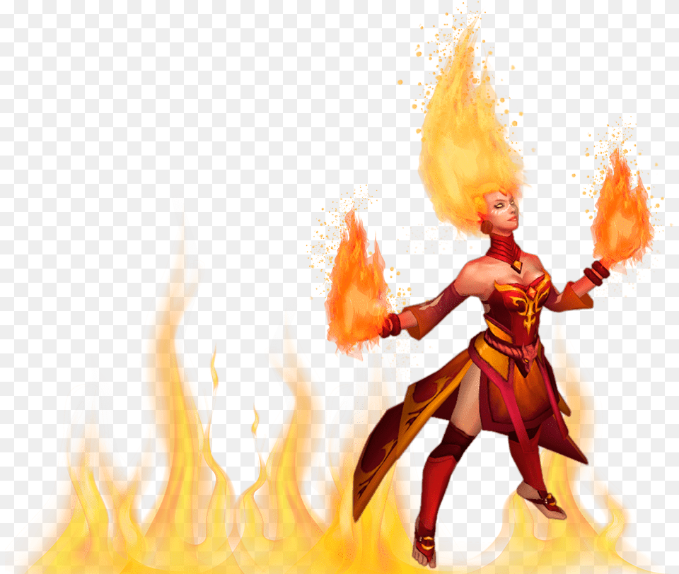 Fiery Soul Of The Slayer, Flame, Dancing, Person, Leisure Activities Png