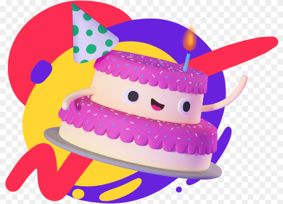 Fiesta, Birthday Cake, Cake, Cream, Dessert Png