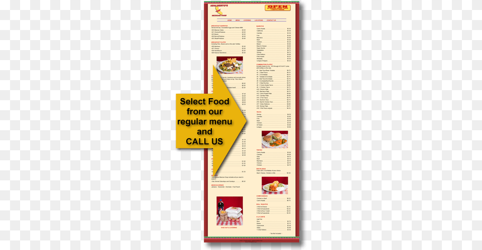 Fiesta Food Catering Food, Menu, Text, Burger Png