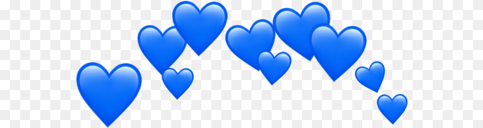Fiesta Idk Trend Niche Polyvore Moodboard Glicht Emoji Blue Heart Crown Free Transparent Png