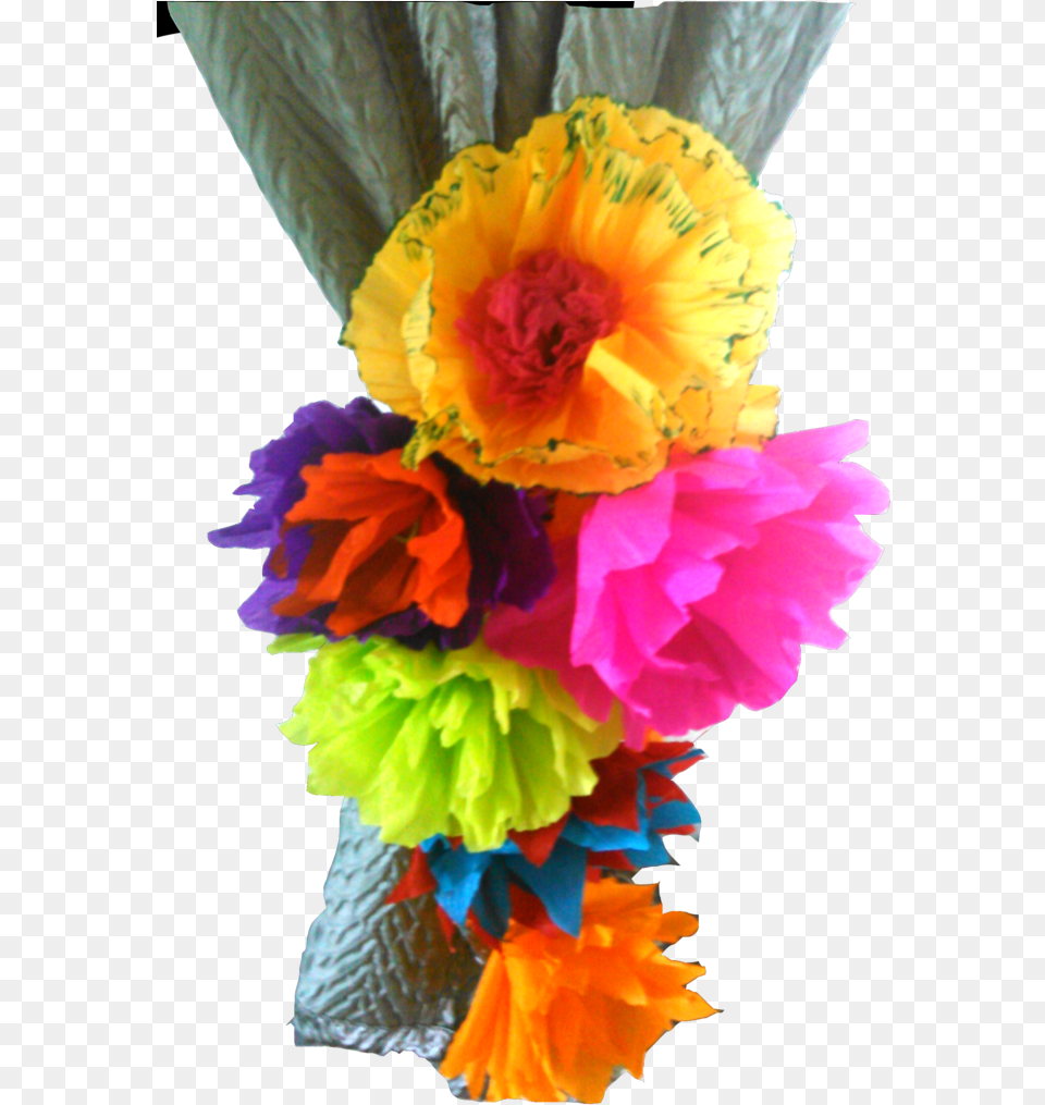 Fiesta Mexican Crepe Paper Flowers Artificial Flower, Flower Bouquet, Plant, Flower Arrangement, Rose Png