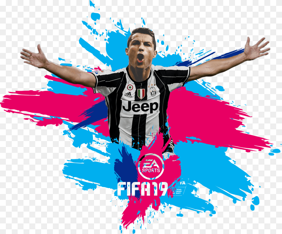 Fifa 14 19 18 Fifa19 Mobile Vector Clipart Fifa 19 Background, Finger, T-shirt, Body Part, Clothing Free Png Download
