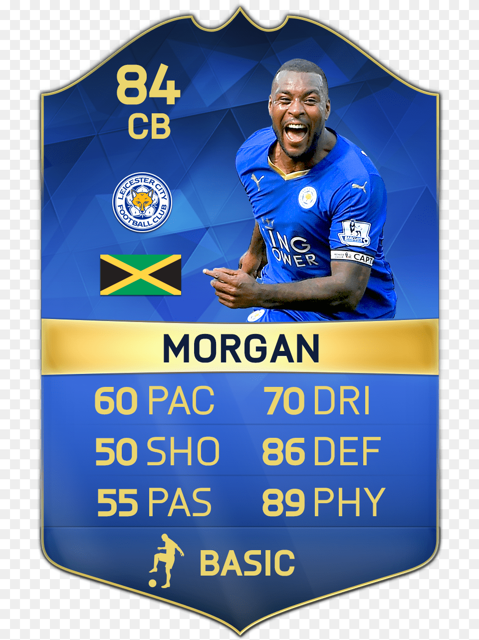 Fifa 16 Tots Vardy Download Danny Rose Fifa Card, Adult, Person, Man, Male Png Image